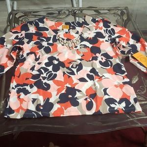 Ruby Rd 3/4 sleeve shirt size large